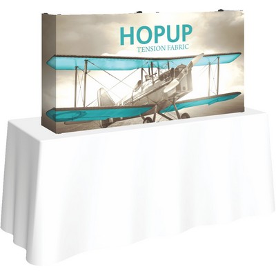 Hopup™ 5ft Straight Tabletop Display & Full Fitted Graphic