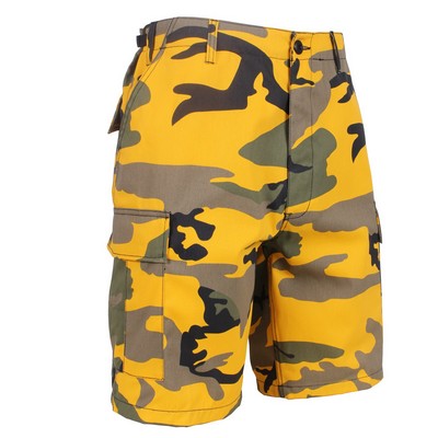 Stinger Yellow Camo B.D.U. Combat Shorts (XS to XL)