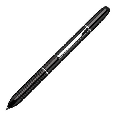 Porter Metal Twist-Action Pen/Stylus - Black