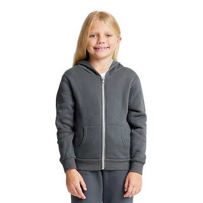 Youth Fashion Fleece Zip Hoody (Size Small-Large)