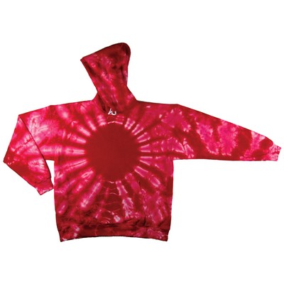 Red Sphere Zip Hooded Sweatshirt