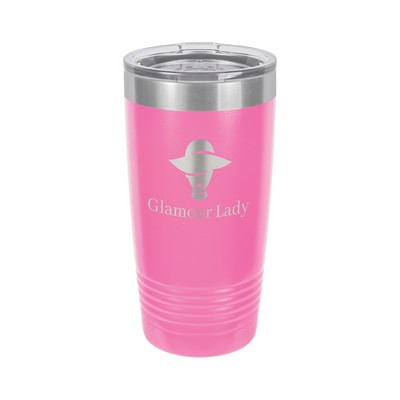 20 Oz. Pink Polar Camel Ringneck Tumbler