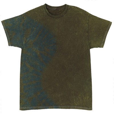 Yellowstone Vertical Wave Mineral Wash Short Sleeve T-Shirt