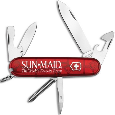 Swiss Army Tinker Knife Translucent Ruby Red