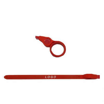 Whistle Silicone Slap Wristband