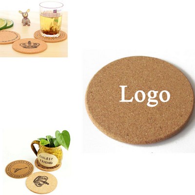 Round Cork Coaster