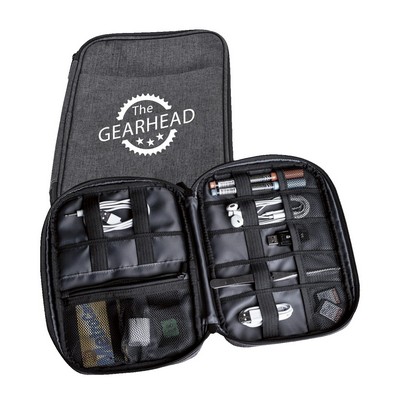 Zippered Tech Organizer Carrying Case