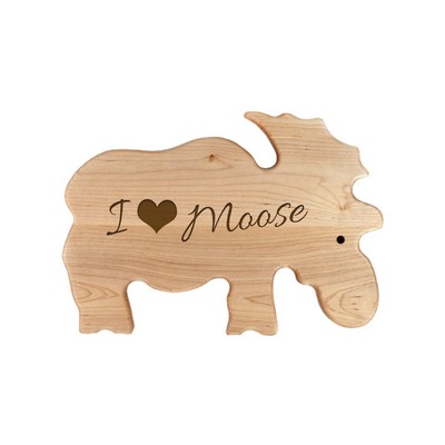 Maple Moose-Shaped Cutting Board