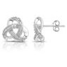 Jilco Inc. Diamond Love Knot Earrings