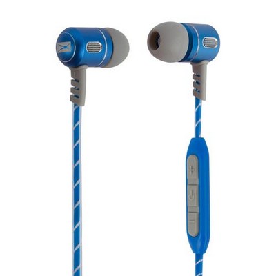 Altec Lansing® Bluetooth 4.0 In-Ear Blue Metal Earbuds w/Siri/Google Voice Assist