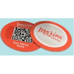 20 Point Round Styrene Coaster (3.5"x3.5")