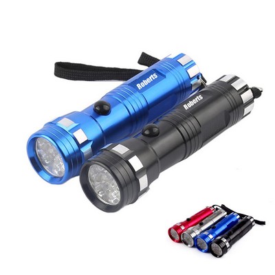 Striped Aluminum Flashlight