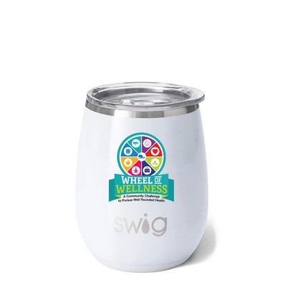 Swig® 14 oz. Shimmer Stemless Wine Cup, Full Color Digital