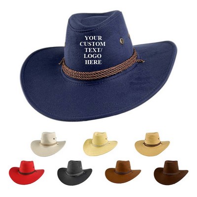 Suede Western Cowboy Hat