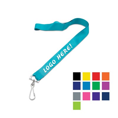 Custom 1" Lanyard w/ Swivel J Hook & Safety Breakaway