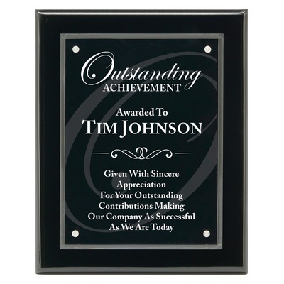 Magna Plaque-Black, Award Trophy, x1