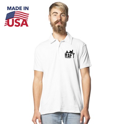 USA Made Unisex Triblend Polo