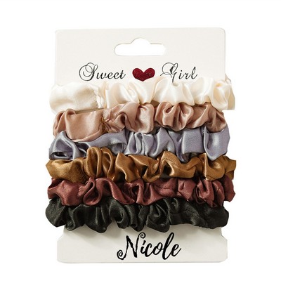 Satin Hair Ties 5 Pack