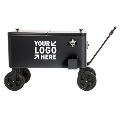 Rolling Cooler Cart with Wheels