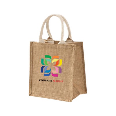 Reusable Burlap Tote Bag