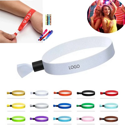 Sublimated Event Wristbands With Locking Bead