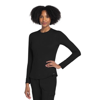 Cherokee Women's Long Sleeve Underscrub Knit Tee