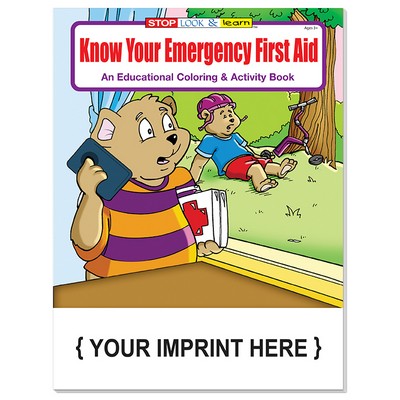 Know Your Emergency First Aid Coloring Book