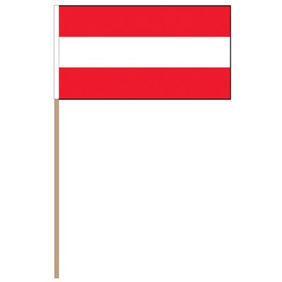 Austria International Collection Hand Flag (9" x 12")