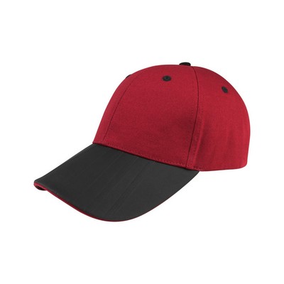 Structured Cotton Twill Cap w/ PVC Bill