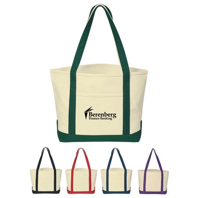 Medium Starboard Cotton Canvas Tote Bag