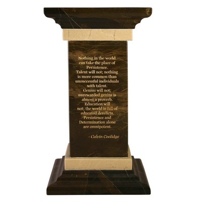 Medium Square Column Award with Fancy Bevel