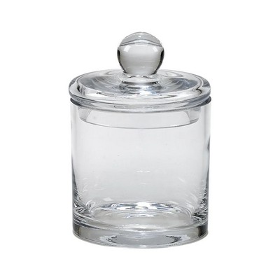 Crystal Barrel With Lid