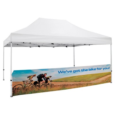 15' Tent Half Wall (Dye Sublimated, Single-Sided)