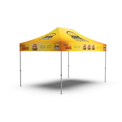 10x15 Pro Grade Aluminum Pop Up Canopy w/ 600 Denier Polyester