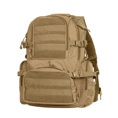 Coyote Brown Multi-chamber M.O.L.L.E. Assault Backpack