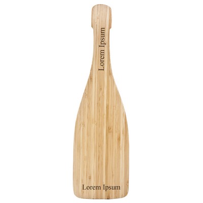 Large Champagne Bottle Shaped Cheese Board