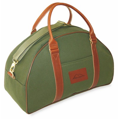 Medium Retro Duffle Bag (Ballistic Nylon/Leather)