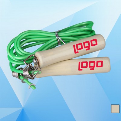 Adjustable Wooden Handle Jump Rope