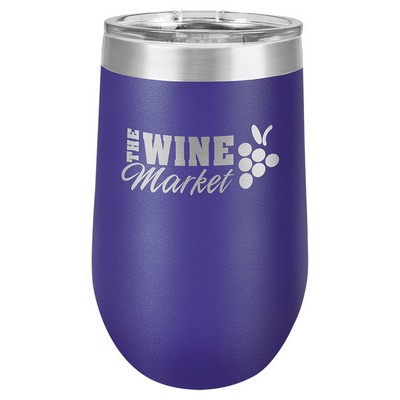 16 Oz. Wine Tumbler - Purple