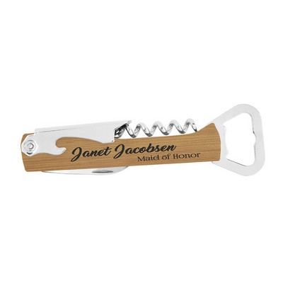 Bottle Opener & Wine Corkscrew