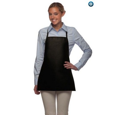 Made in the USA No Pocket Promo Bib Apron w/Non-Adjustable Neck (22"x18")