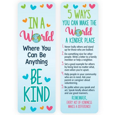 In A World Where You Can Be Anything, Be Kind Bookmark