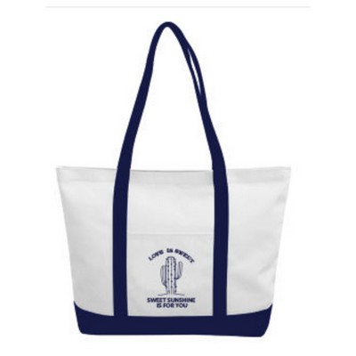 Full Color Canvas Carry-All Tote bag