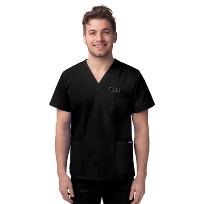 Adar Sivvan Unisex V-Neck 3 Pocket Scrub Top