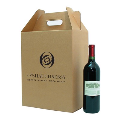 6 Bottle Corrugate Wine Carryout