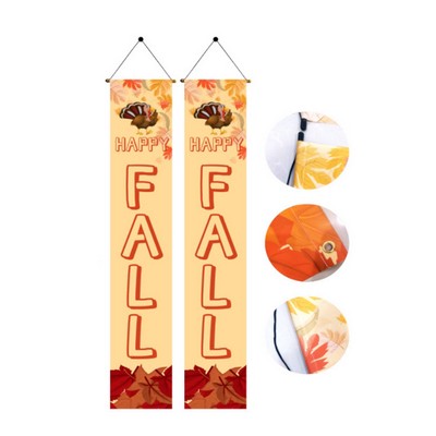 Custom Fall Banner Decoration Couplet