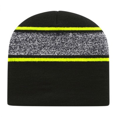 Cap America® USA Made Variegated Striped Beanie