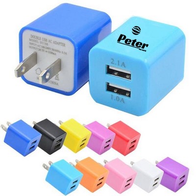 Dual USB Port Wall Charger