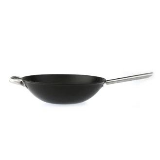 BergHoff® Geminis 18/10 Stainless Steel Cast Iron/Ceramic Wok