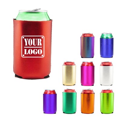 Metallic Glitter Can Cooler